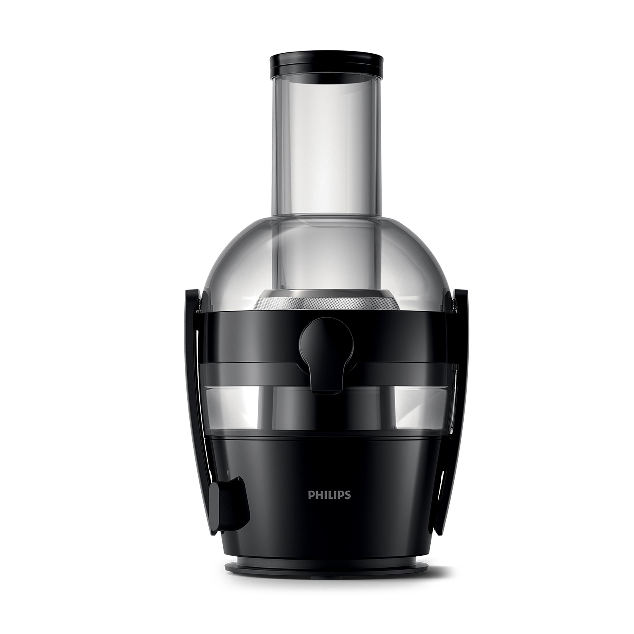 0.8L, 800 Schwarz Viva Watt, Entsafter XL-Einfüllöffnung, HR1856/70 PHILIPS Collection QuickClean,