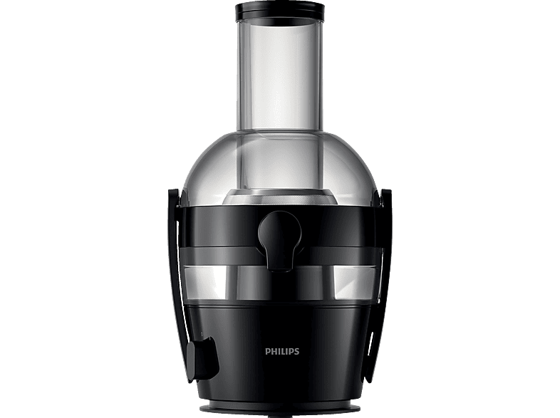 PHILIPS HR1856/70 Viva Collection 0.8L, QuickClean, XL-Einfüllöffnung, Entsafter 800 Watt, Schwarz