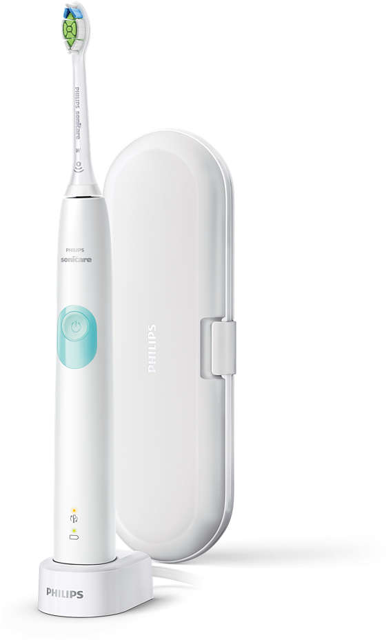 PHILIPS HX6807/28 Sonicare ProtectiveClean Series 4300 Szónikus elektromos fogkefe, utazótokkal, fehér
