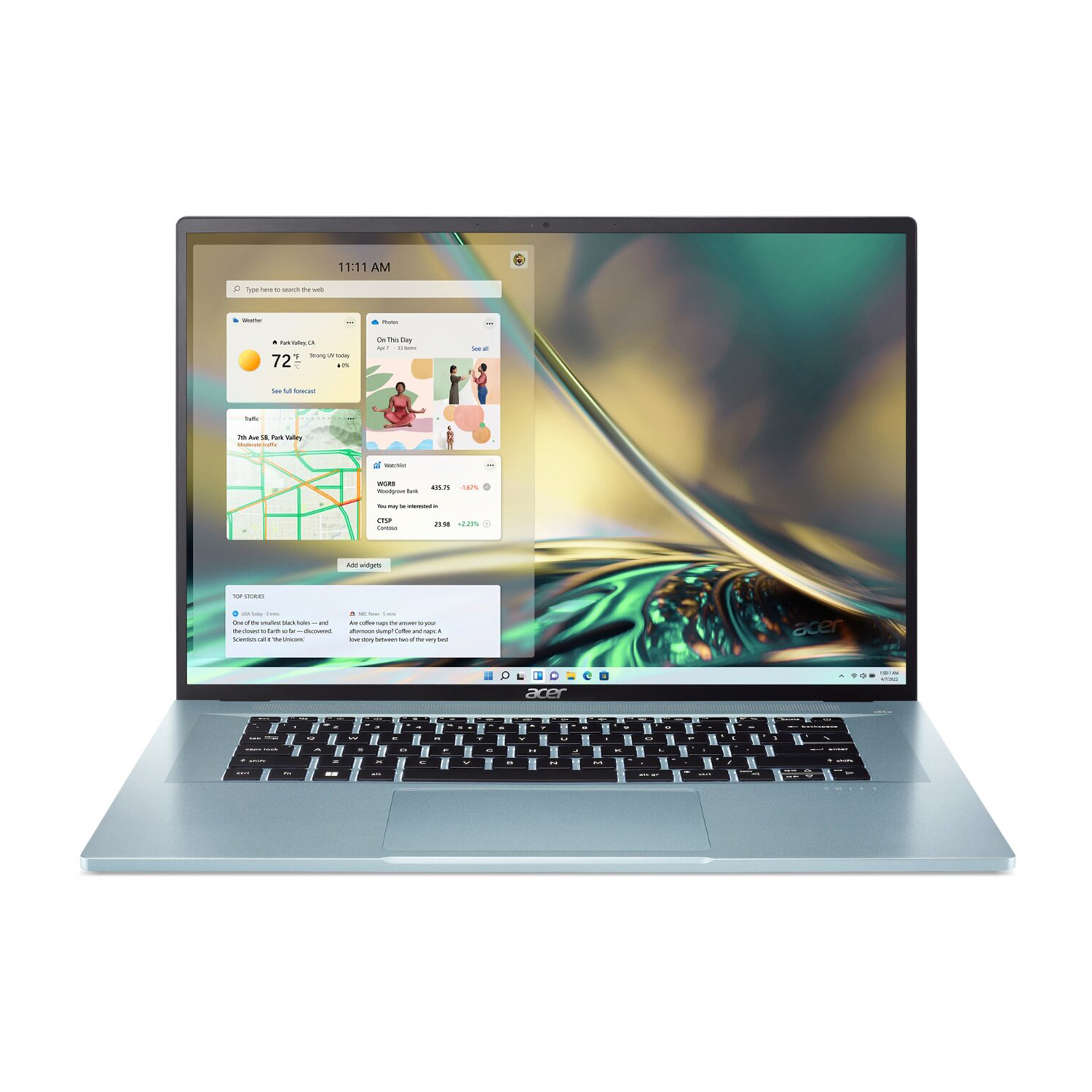 Acer Swift Edge Sfa16-41-R3Sw, 16 pollici, processore AMD Ryzen 7 6800U, Radeon Graphics, GB, 512 GB Ssd, White