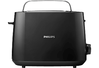 PHILIPS HD2581/90 Daily Collection Toaster Schwarz (830 Watt, Schlitze: 2)