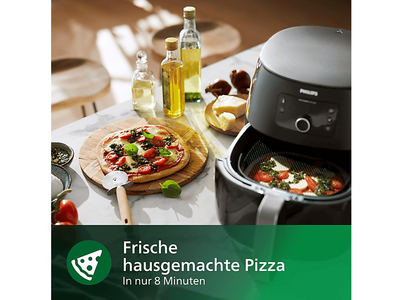 Thumbnail - PHILIPS HD9953/00 für Airfryer XXL HD976x, HD975x, HD965x, HD963x, HD9860 Pizza-Kit Schwarz