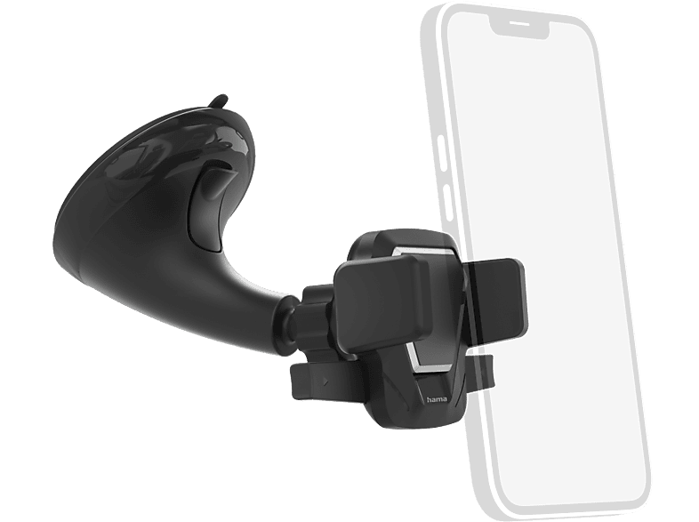 Support Smartphone Hama Easy Snap avec Ventouse