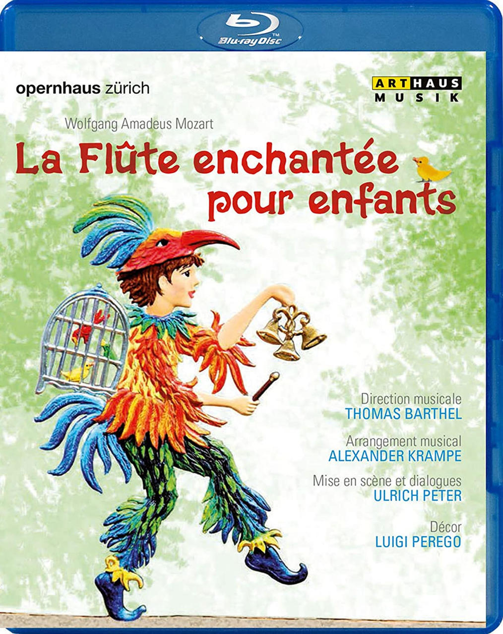 Blu-ray enchantée enfants Flûte pour La