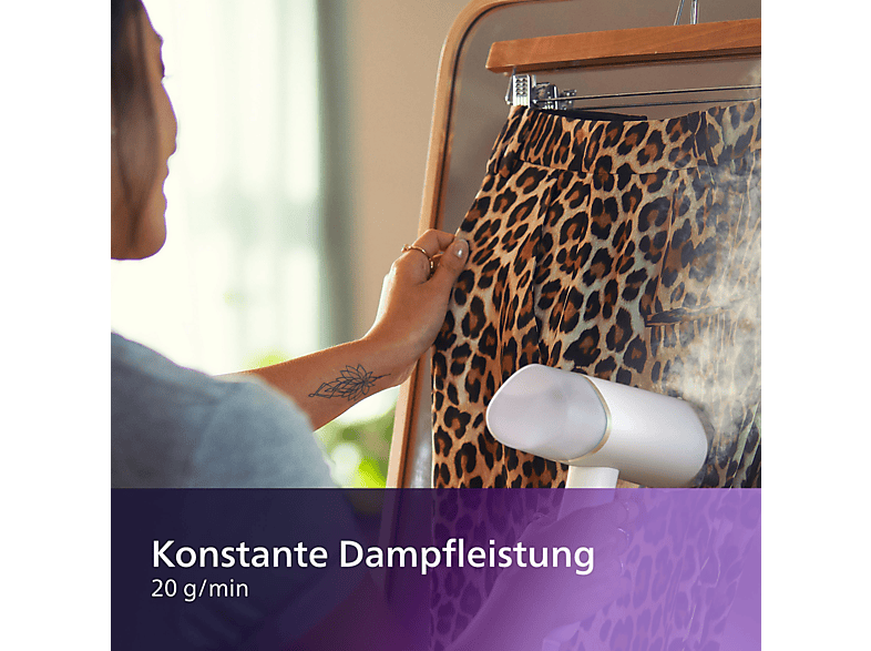 Thumbnail - PHILIPS STH3020/10 Serie 3000 Dampfstoß 20g/Min. Dampfglätter 1000 Watt