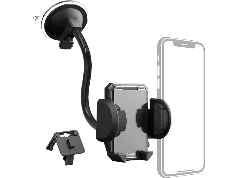 Hama Support de smartphone pour voiture 2-en-1