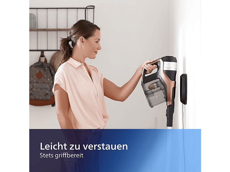 Thumbnail - PHILIPS FC6826/01 Speedpro Laufzeit bis zu 65 Min., kabellos, Akkusauger, Stielsauger, Akkubetrieb, 25,2 Volt
