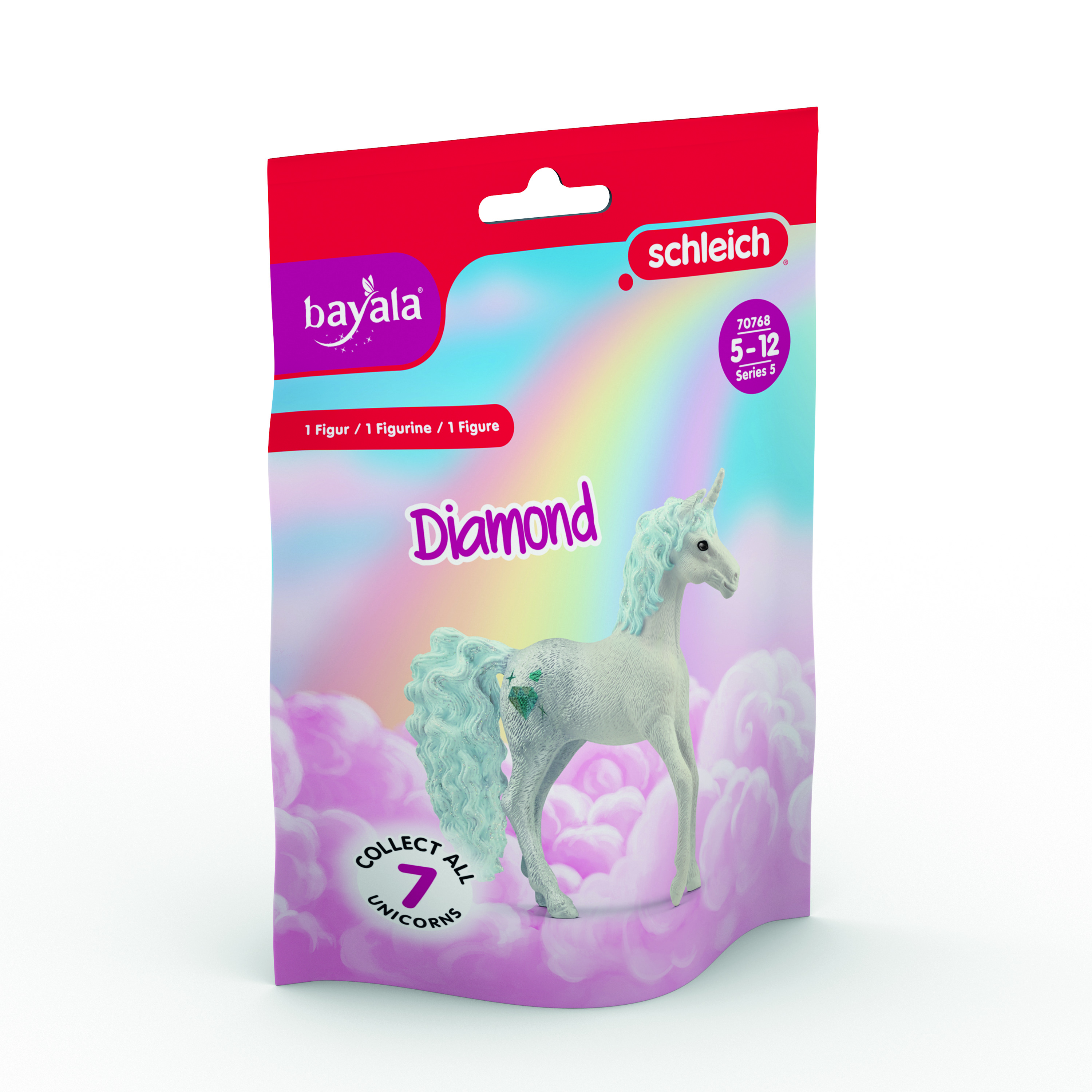 SCHLEICH bayala® Spielfigur Diamant Mehrfarbig Sammeleinhorn 70768