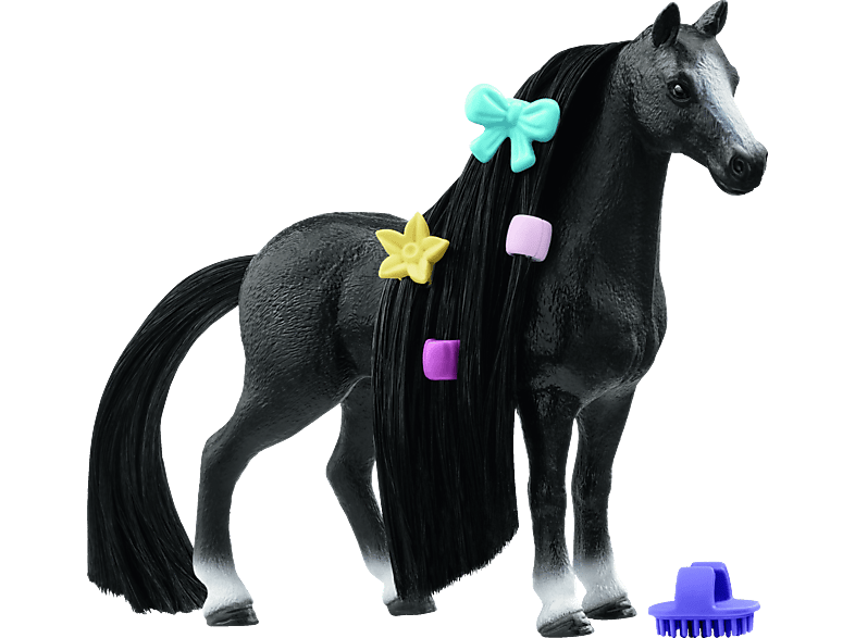 SCHLEICH Stute Horse Spielfigur Schwarz/Mehrfarbig Quarter Horse Beauty Sofia\'s 42620 Beauties