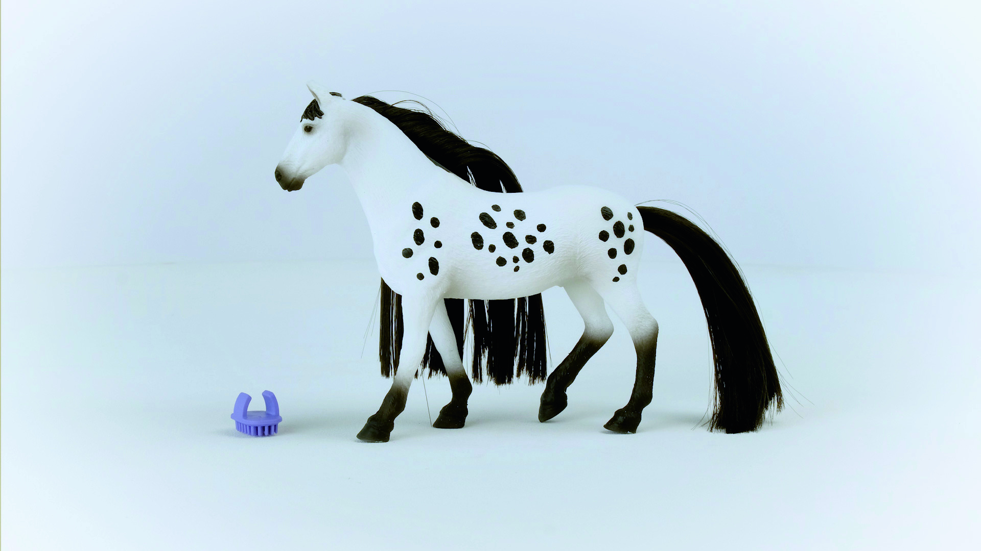 Horse Knabstrupper Sofia\'s Hengst Beauty 42622 Beauties SCHLEICH Weiß/Schwarz Spielfigur