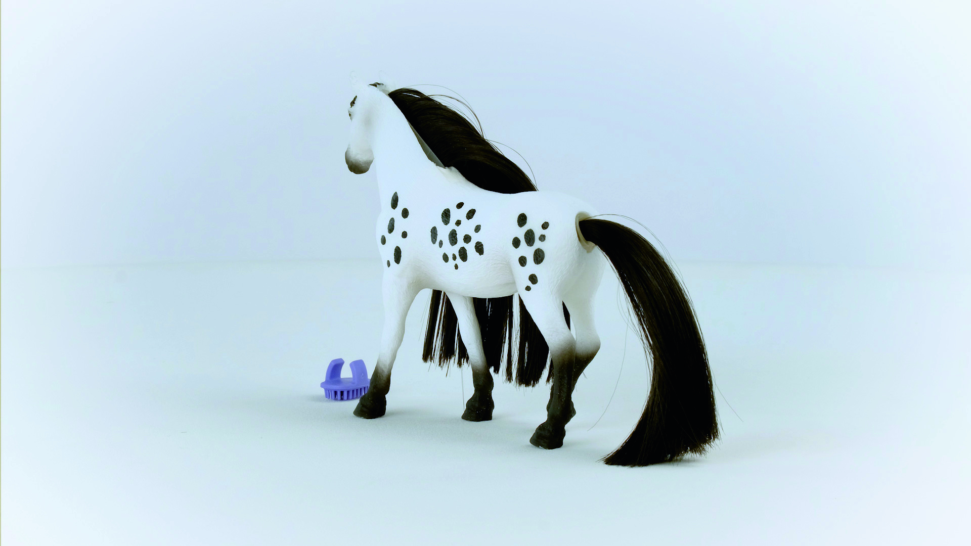 SCHLEICH Sofia\'s Beauties 42622 Beauty Weiß/Schwarz Knabstrupper Horse Hengst Spielfigur