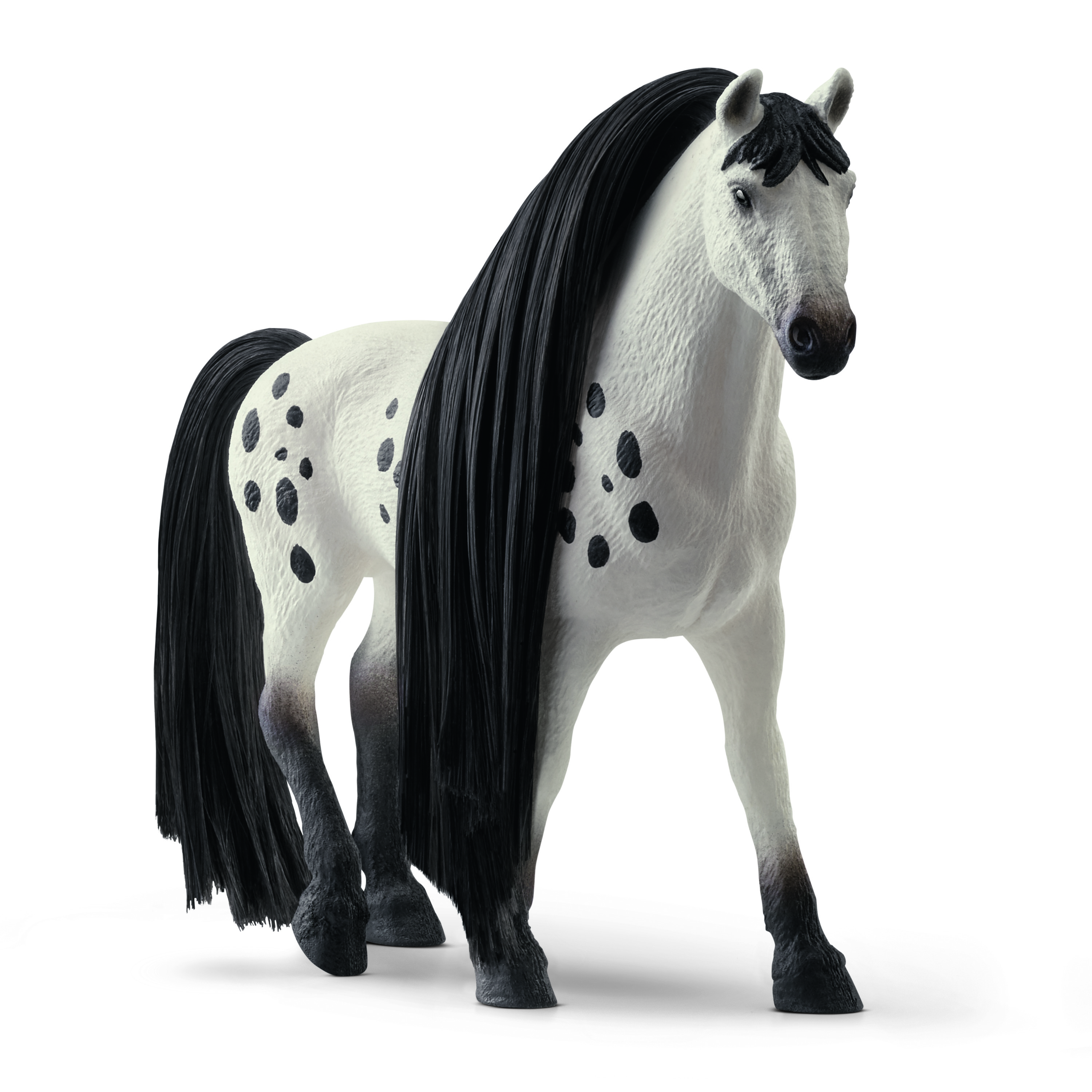 Horse Knabstrupper Sofia\'s Hengst Beauty 42622 Beauties SCHLEICH Weiß/Schwarz Spielfigur