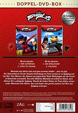 Miraculous-DVD-Doppel-Box-Folgen 11+12 DVD