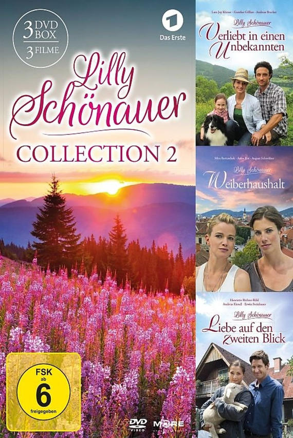 DVD-Box-Set. Drei DVDs mit verschiedenen Cover-Arts mit Landschaften und Menschen.