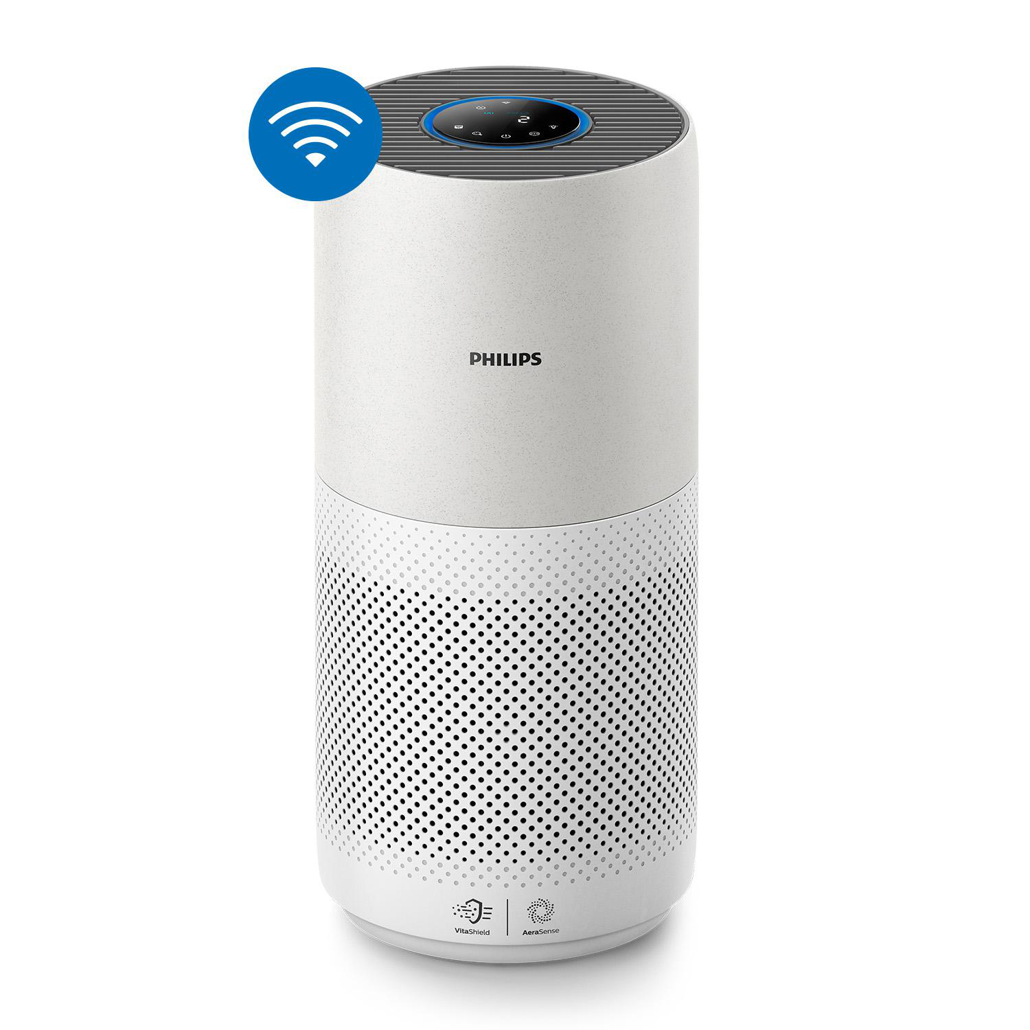 PHILIPS AC2939/10 Series 2000, CADR 380 m³/h, sanfter Schlafmodus Luftreiniger Weiß (46 Watt, Raumgröße: 85 m², HEPA- und Aktivkohlefilter, Vorfilter)