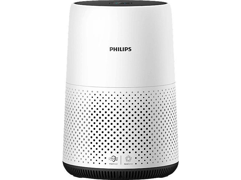 Luftreiniger PHILIPS AC0820/10 Serie 800, CADR 190 m³/h, sanfter  Schlafmodus Luftreiniger Weiß (22 Watt, Raumgröße: 49 m², HEPA-Filter,  Vorfilter)