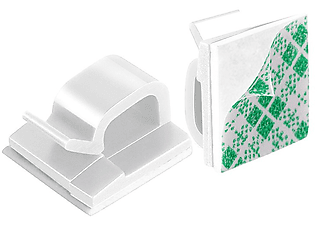 INF Selbstklebende Kabelhalter 150er-Pack Kabelhalter