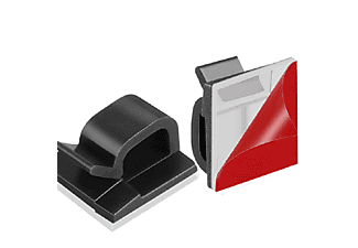 INF Selbstklebende Kabelhalter 100er-Pack Kabelhalter