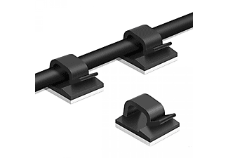 INF Selbstklebende Kabelhalter 50er-Pack Kabelhalter