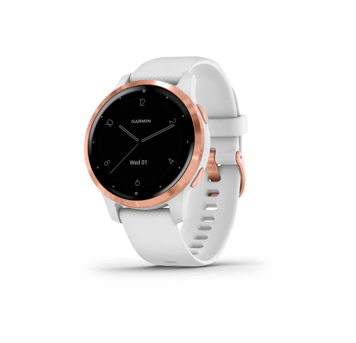 Reloj deportivo - SMARTWATCH GARMIN SPORT WATCH GPS VIVOACTIVE 4S WR F.CARDIA GARMIN, Blanco, 1,2 "