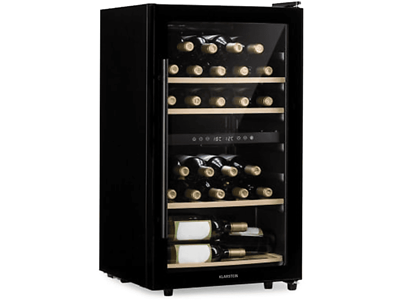 KLARSTEIN Barossa 34 Duo Weinkühlschrank (EEK G, Schwarz)