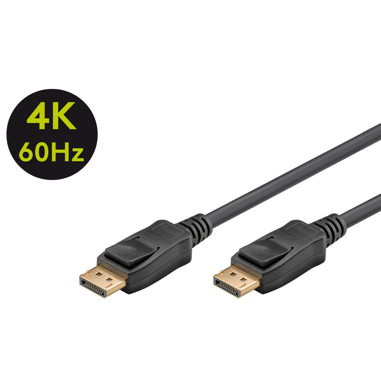 GOOBAY 68798 DisplayPort-Kabel, Schwarz
