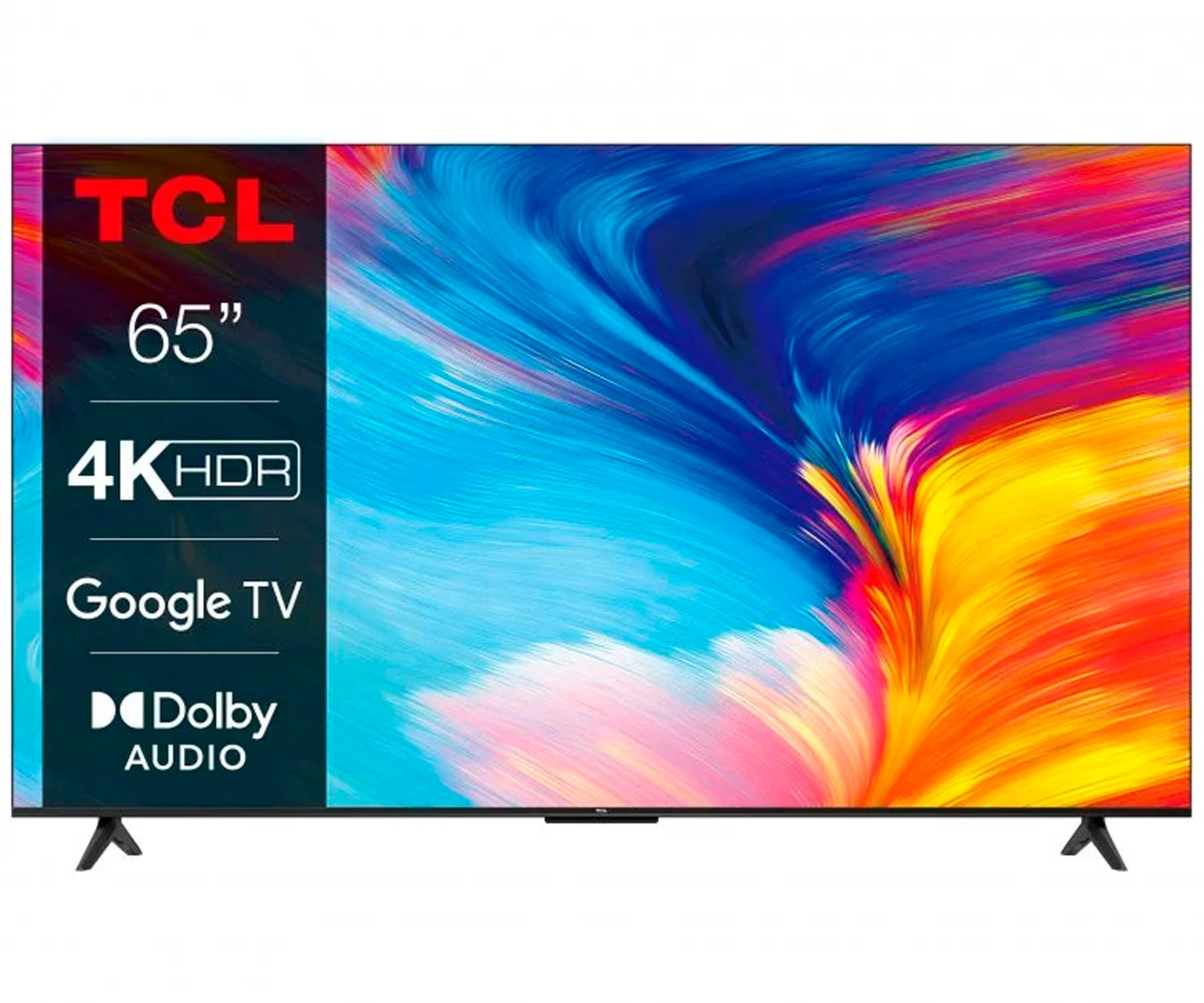 TV LED 65" - 65P631 TCL, HDR 4K, Negro