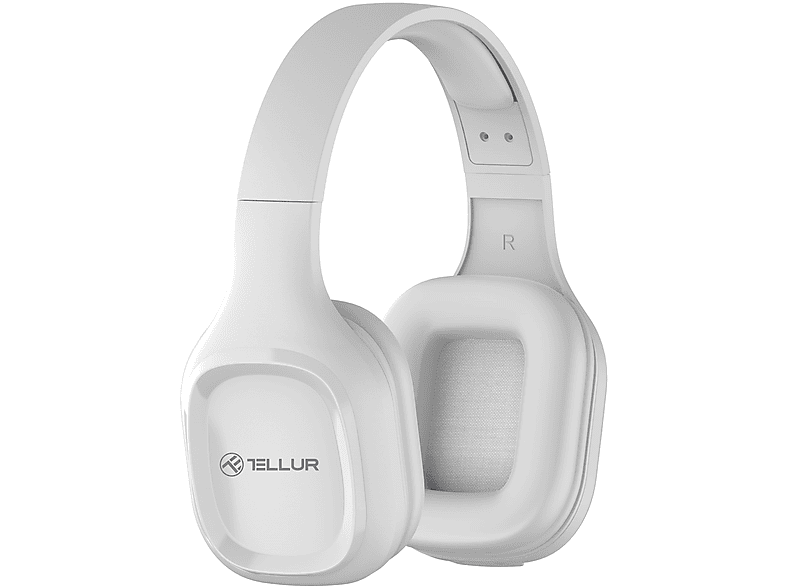 Over-Ear Bluetooth Over-ear Kopfhörer Pulse, TELLUR Weiß