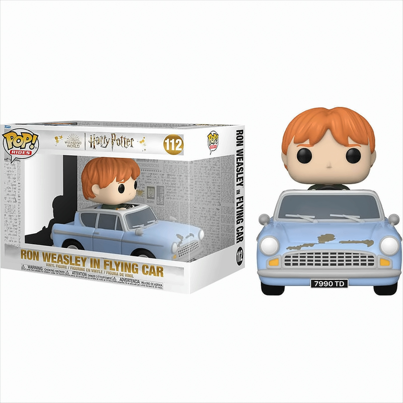 POP Weasley Harry Potter in - Rides Car Ron Flying