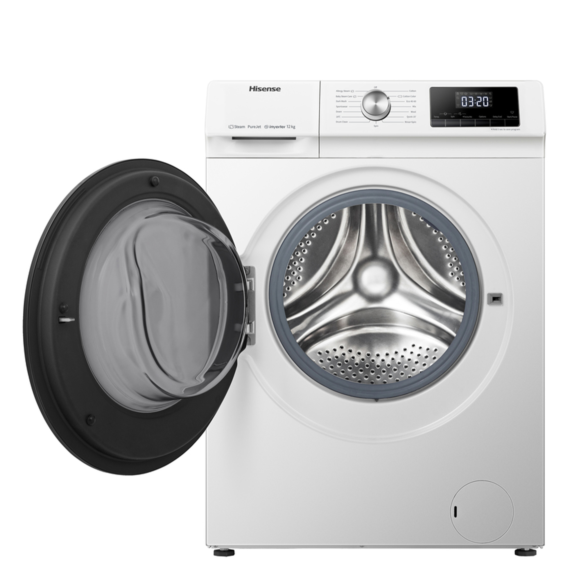 HISENSE WFQA1214EVJM Waschmaschine (12 kg, 1400 U/Min., A)
