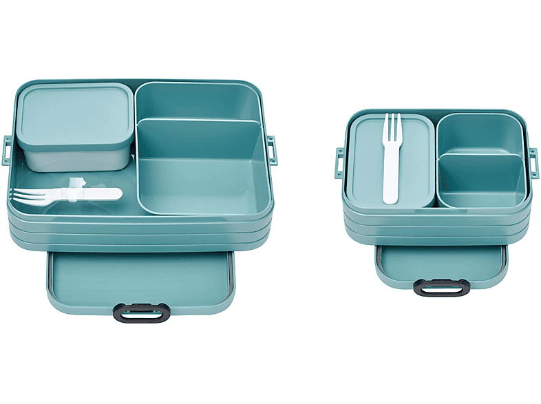 Toguma Bento-Boxen 4er Set - 5 Fächer Für Mittagessen & Snacks