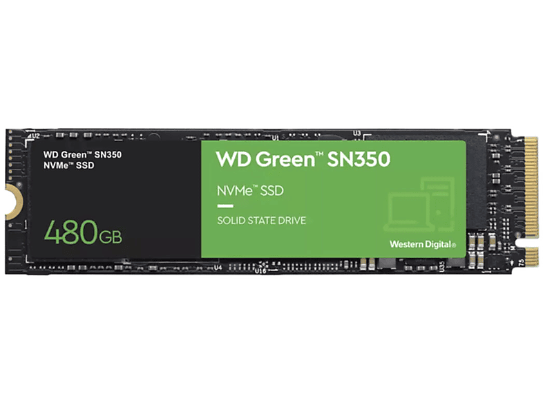 WESTERN DIGITAL SN350, 480 intern GB, SSD