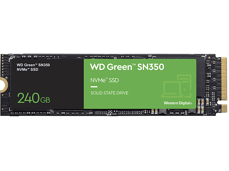 SSD, intern Zoll, GB, WESTERN SN350, 240 DIGITAL 2,5