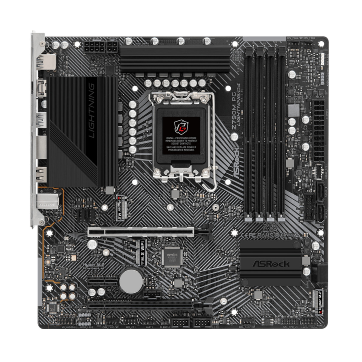 PG Lightning/D4 schwarz Mainboards Z790M ASROCK