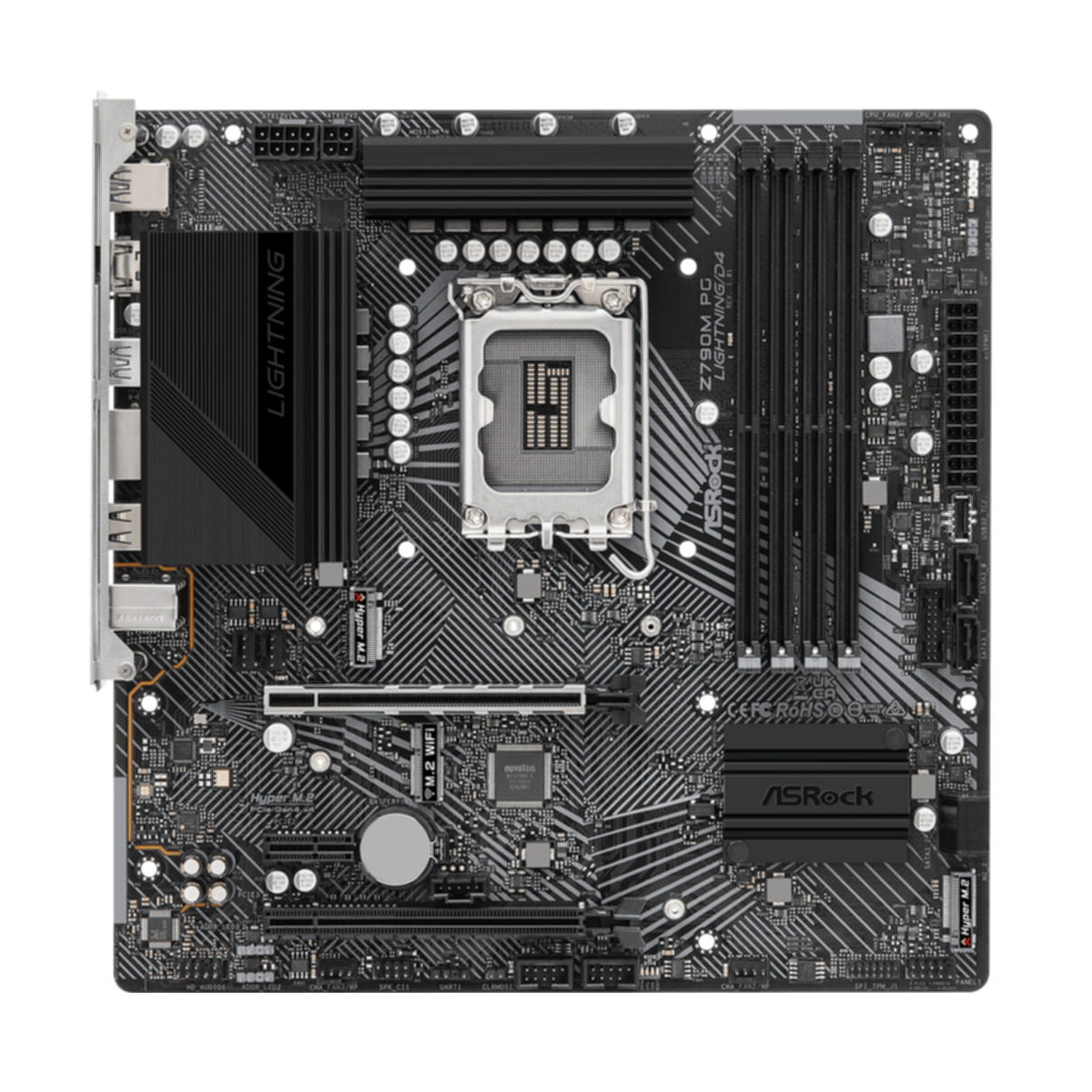 PG Lightning/D4 schwarz Mainboards Z790M ASROCK