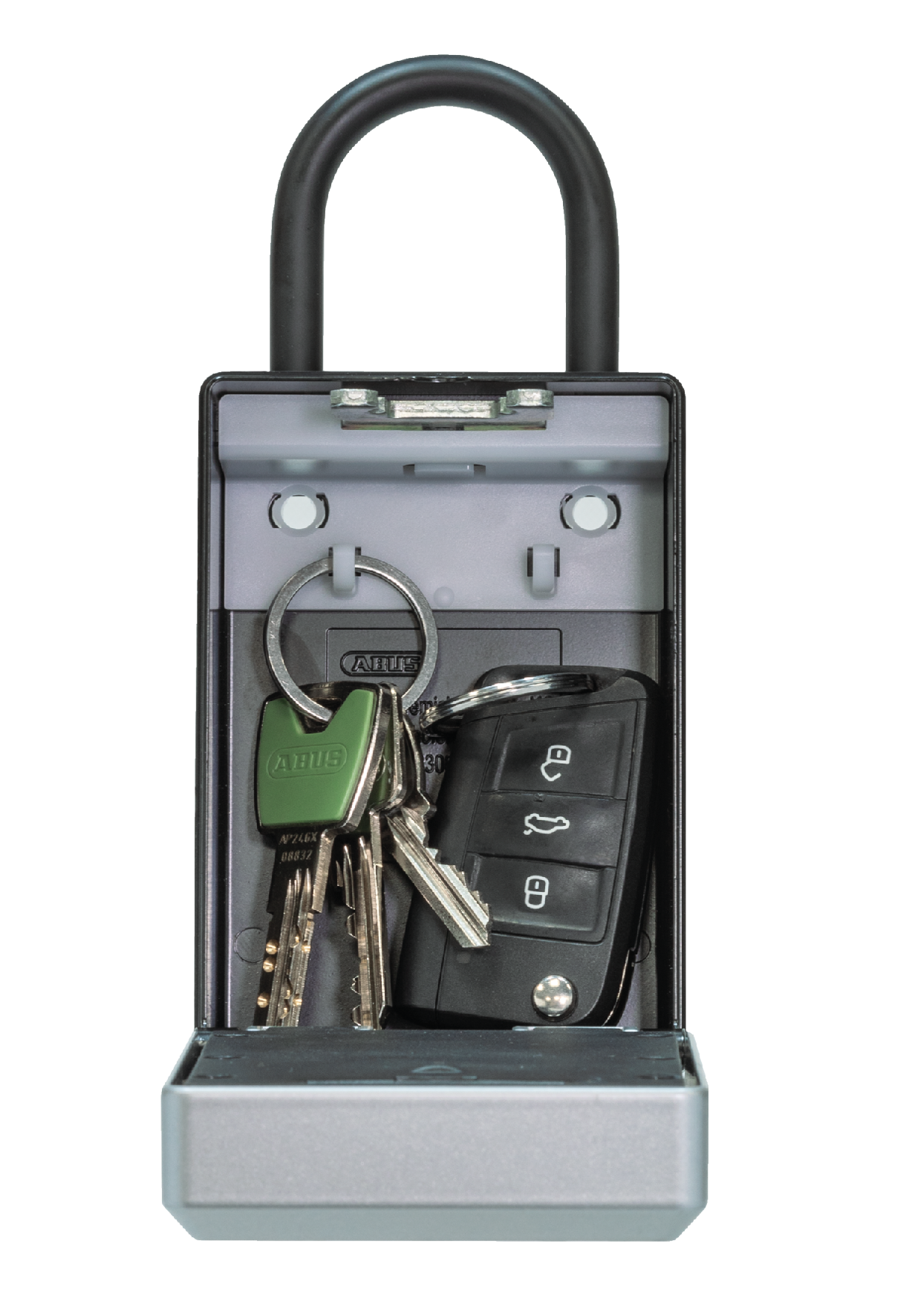 ABUS Bügel 797 Schlüsselbox, KeyGarage mit SMART-BT Sxhwarz/Silber