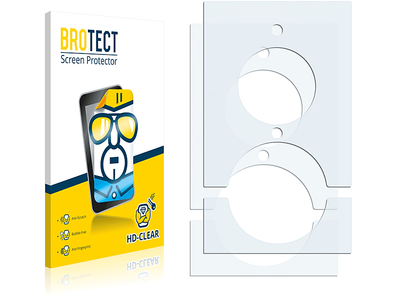 BROTECT 2x klare Schutzfolie(für Ring Video Doorbell Elite)