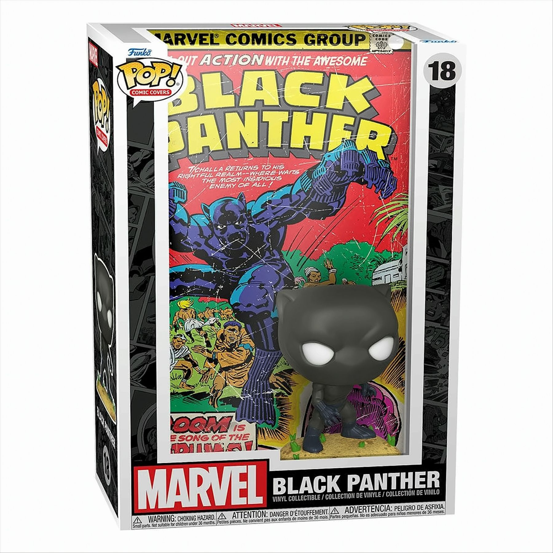POP - Comic Panther - Marvel Black Cover