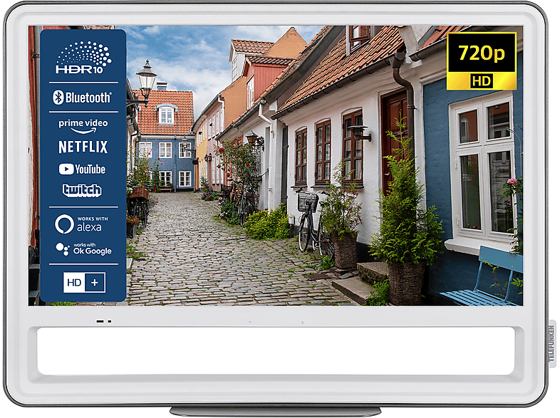 TELEFUNKEN TV WITH ME ML24S LED TV (Flat, 24 Zoll / 60 cm, HDready