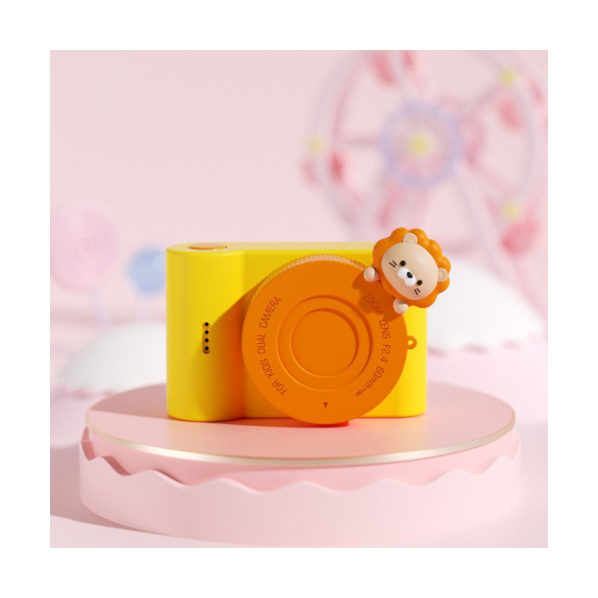 KK886 Kinder-Digitalkamera Löwe DOTMALL Orange- C5
