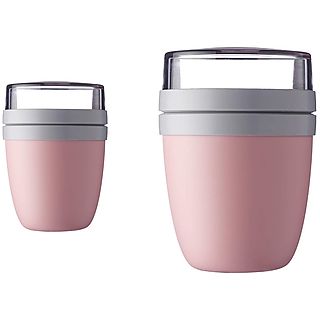 MEPAL Duo Pack Lunchpot Ellipse Nordic Pink Reisebecher, Nordic Pink