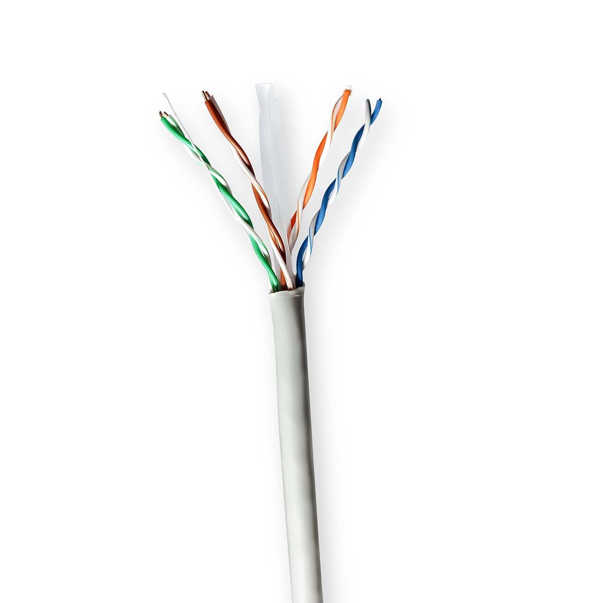 Cavo di rete Cat 6 con fili separati.