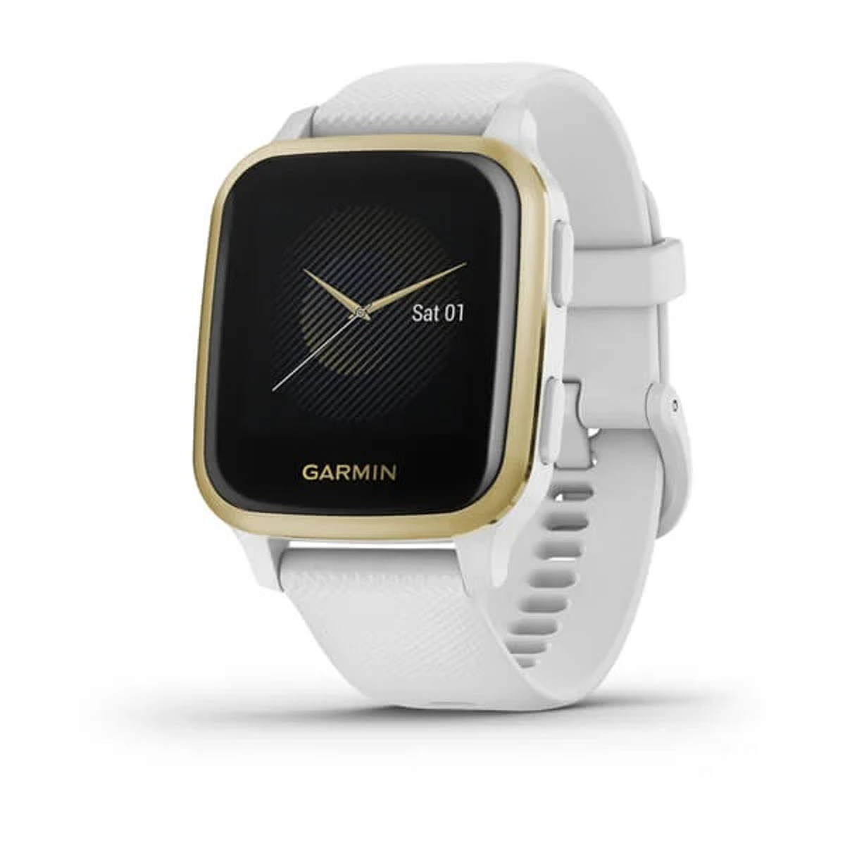 Reloj deportivo - Venu Sq Music Edition Oro GARMIN, Blanco, 1,3 "