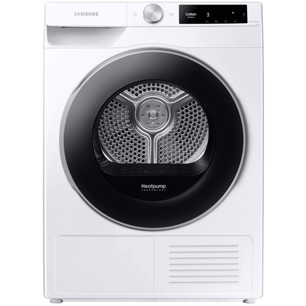 Secadora - DV90T624OLE/S3 SAMSUNG, Bomba de calor, Independiente, 9 kg, 16 programas, Blanco