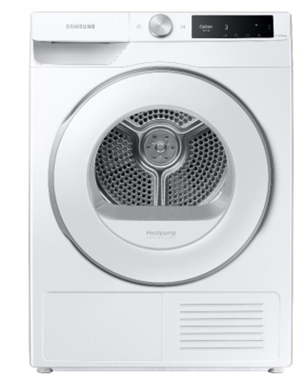 Secadora - DV90T6240HE/S3 SAMSUNG, Bomba de calor, Independiente, 9 kg, 16 programas, Blanco