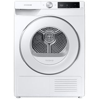 Secadora - SAMSUNG DV90T6240HE/S3, Bomba de calor, 9 kg, 16 programas, Blanco