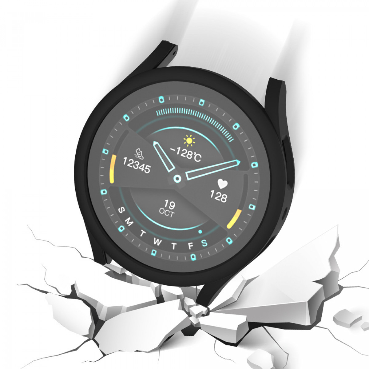 INF Schutzhülle Watch 5) Samsung Uhrengehäuse(für Galaxy