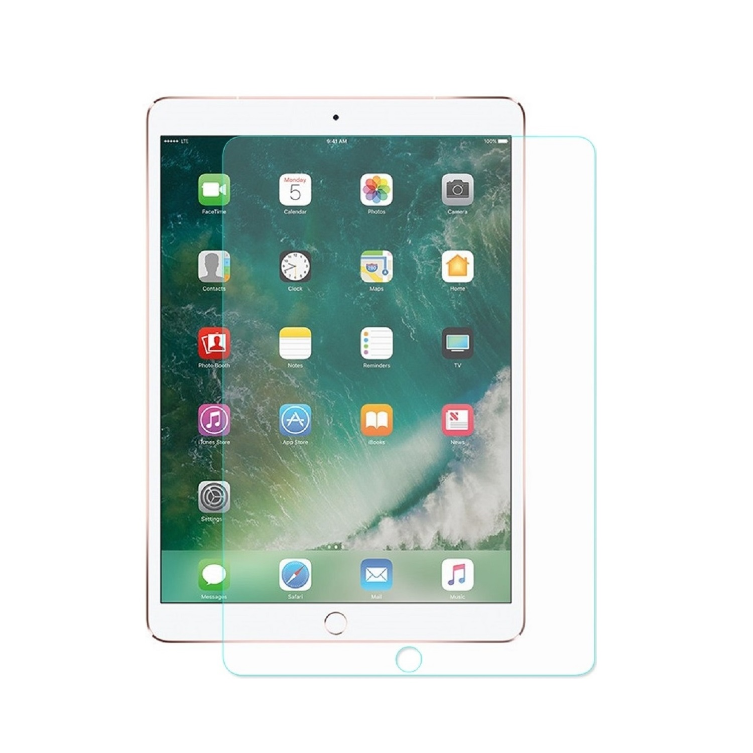PROTECTORKING 3x 9H Hartglas 9.7) KLAR HD iPad Displayschutzfolie(für Apple Schutzglas Pro