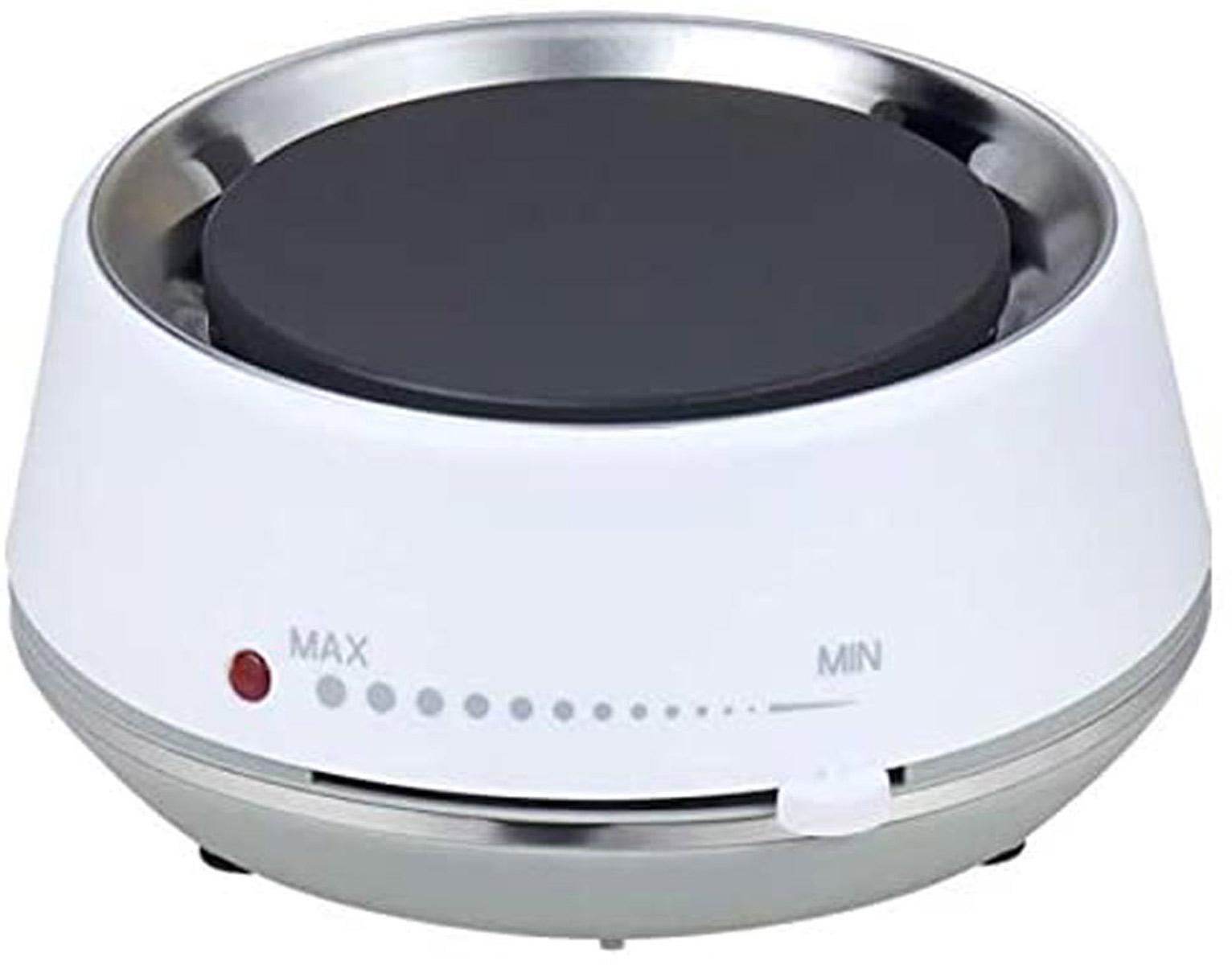 Zestaw do fondue MELISSA 16310230, 2 l, 1200 W, dla 8 osób, regulacja temperatury, 6 miseczek na sos Srebrny