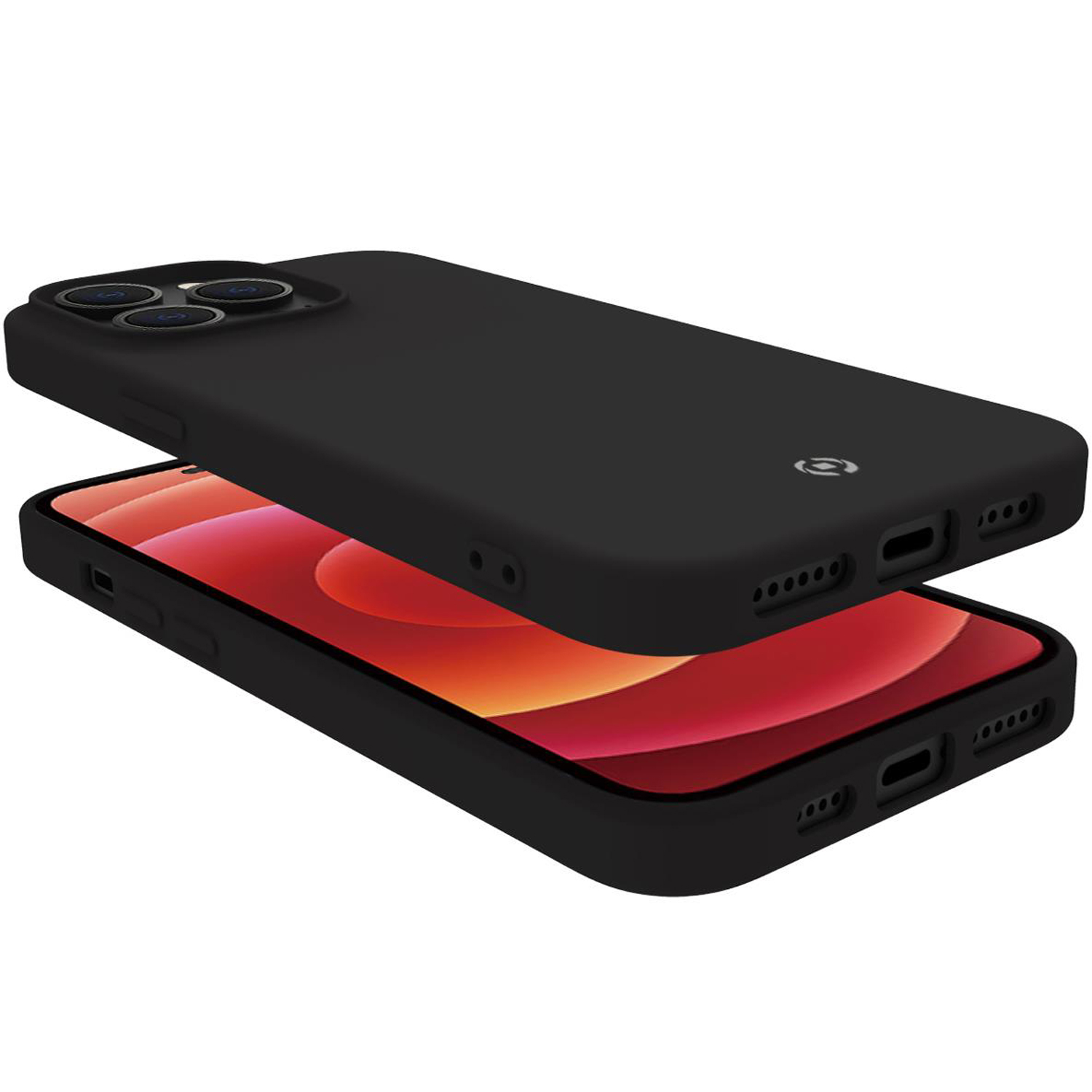 CELLY Planet 14 GRS Pro, Cover iPhone Schwarz 14 Backcover, Apple, Pro Schwarz, iPhone TPU Soft